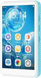 SWOFY 160GB MP3 Player with Bluetooth and WiFi &ndash; D08 Music Player with Spotify,Pandora,Audible,FM Radio, 4" Touchscreen, Built-in Speaker, Android 13 .0 MP4 Player Supports Play Store