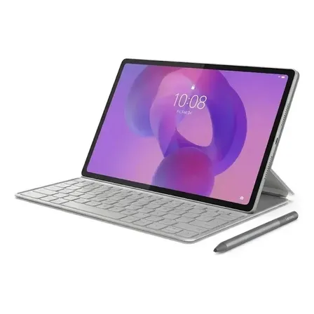 Tablet Lenovo Idea Tab 12.1 2.5k 8gb 256gb + Teclado Folio + L&aacute;piz, Color Luna Grey