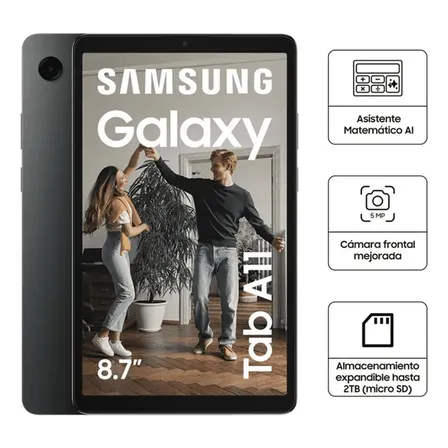 Tablet Samsung Galaxy Tab A11 8.7'' 4gb Ram 64gb Pantalla 90hz Sistema Operativo Android 15 Color Gris Oscuro