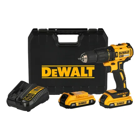 Taladro Atornillador Dewalt Dcd7781d2 + Cargador + 2 Bat 2a Color Amarillo Frecuencia 50hz