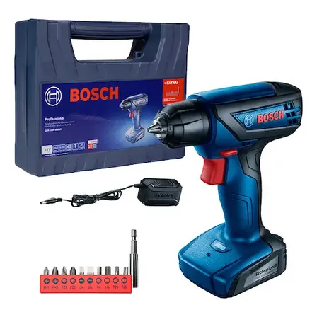 Taladro atornillador inal&aacute;mbrico GSR 1000 Smart con Maletin Bosch