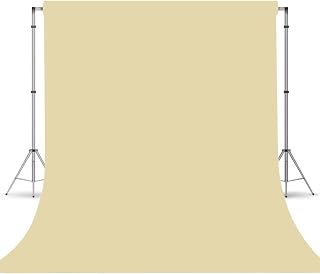 Tan Photography Backdrop for Photoshoot, Fabric 10x20ft | Versatile Studio Photo Backgrounds, Non Reflective, Easy to Use, for Portraits, Product, Party, Video Creation