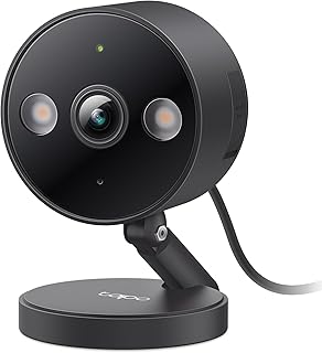 Tapo 2K+ Indoor/Outdoor Wired Security Camera - 2024 PCMag Editors' Choice, Person/Pet/Vehicle Detection, Baby Monitoring, Color Night Vision, Subscription-Free Local Storage or Optional Cloud, C120
