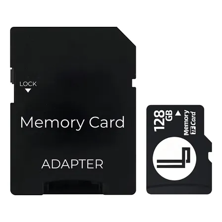 Tarjeta MicroSD 128GB U3 Clase 10 Carrello + Adaptador SD 4K Drones C&aacute;maras