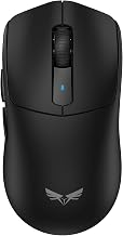 TECKNET Wireless Gaming Mouse, 53g Lightweight, 1000Hz Polling Rate, Black