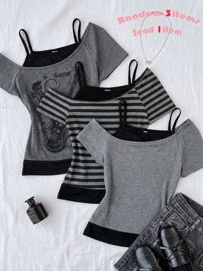 Teen Girls Casual Minimalist YK Black & White Polka Dot Print Ruched Tie-Front Tube Top $4.99 #ClassroomLooks