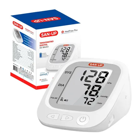 Tensi&oacute;metro Digital De Brazo San Up Bater&iacute;a Medipress Plus