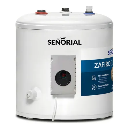 Termotanque El&eacute;ctrico Se&ntilde;orial TESZ-40l Zafiro Color Blanco 40 Litros