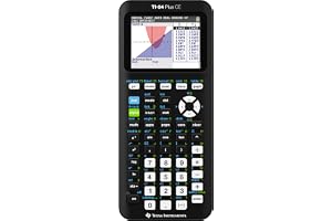 Texas Instruments TI-84 Plus CE Color Graphing Calculator, Black | Computer version included, USB charging, Full color, Faster than TI-84 Plus