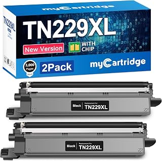 TN229XL Black Toner 2 Pack Replacement for Brother tn229 black tn229bk | Replacement for Brother TN229XL TN229 TN229XXL Use with HL-L3220CDW HL-L3280CDW MFC-L3720CDW MFC-L3780CDW Printer