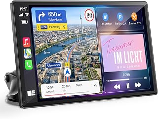 TOGUARDGO 9'' Carplay Screen for Car, Wireless Car Play and Android Auto