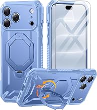 TONGATE for iPhone 18 Pro Max Case/17 Pro Max Case, 360&deg; Spin Stand, Green