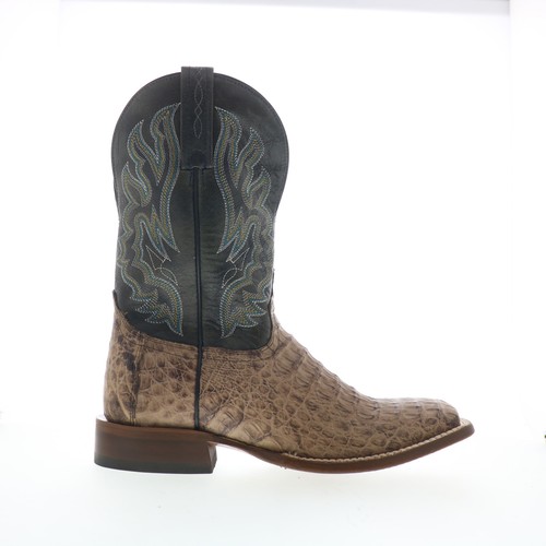 Tony Lama Marfa Caiman TL5258 Mens Brown Leather Cowboy Western Boots