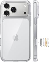 TORRAS Diamond Clear for iPhone 18 Pro Case, 4X Mil-Grade Protection