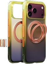 TORRAS O3 AIR Gradient for iPhone 18 Pro Case, 360 Magnetic Rotating Stand