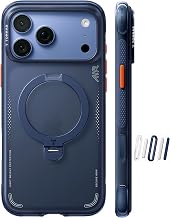 TORRAS Q3 Air for iPhone 18 Pro Max Case, 360 Magnetic Stand-Midnight Blue