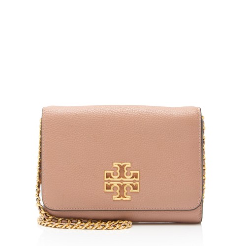 Tory Burch Leather Britten Combo Crossbody