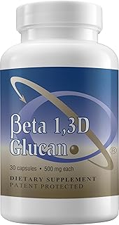 Transfer Point Beta 1,3D Glucan 500 mg, 30 Capsules | Immune support, yeast-derived, 30-day supply, pet-safe, Non-GMO, vegan, highest purity