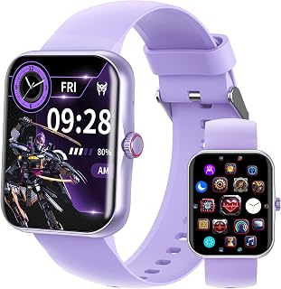Transformers Fitness Tracker Smartwatch, Kids Smartwatch IP68, Purple