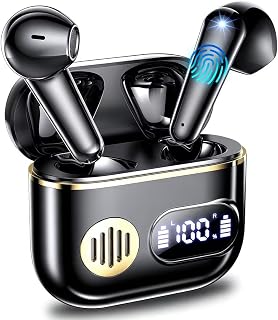 Translation Earbuds AI Real Time Bluetooth 6.1 No Subscription HIFI Sound | 198 Languages Simultaneous Interpretation, Instant Translate Headphone, Audio & Video Call, AI Chat Mode, 48H Playtime
