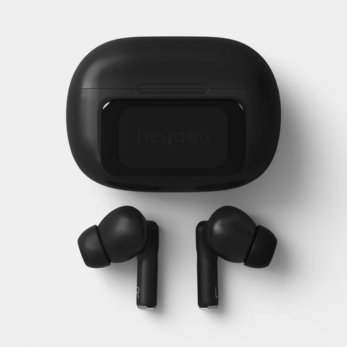 True Wireless Active Noise Cancelling Earbuds with Screen - heyday