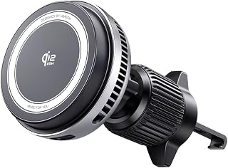 UGREEN 25W MagSafe Car Mount Charger Qi2.2 Certified, Wireless Car Charger with Silent Cooling Fan (TEC), Magnetic Car Mount for Fast Charging, Car Phone Holder Charger for iPhone 17/16/15/14/13/12