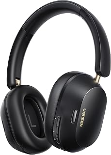 UGREEN HiTune Max5c Wireless Over Ear Headphones, Hybrid ANC, 75H Playtimes | Hi-Res LDAC, Spatial Audio, Bluetooth 5.4, EQ Modes, Customize via App, Dual Connection, Noise Cancelling Wireless Headphones