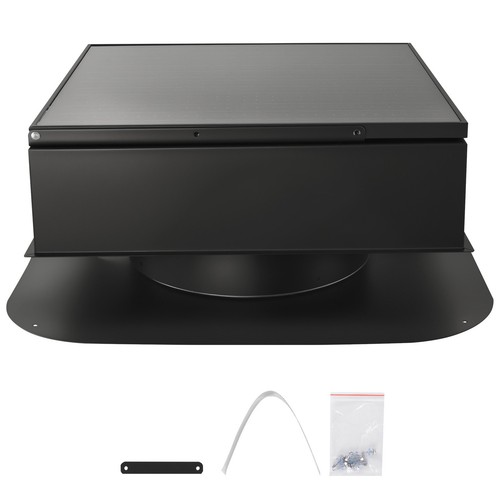 Uimoso Solar Roof Attic Exhaust Fan 35W with Smart Thermostat Brushless DC Motor