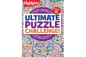 Ultimate Puzzle Challenge!: 125+ Brain Games for Kids, Mazes, Brain Teasers, Word Searches, Crossword Puzzles, Sudoku, Logic Puzzles and More, Kids Activity Book (Highlights Jumbo Books & Pads)