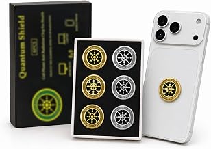 Ultra Protection Neutralizers Sticker for Cell Phone, 6 Pack Blockers Equipment for Electronic Devices, Slim Easy-Apply Design for Everyday Peace of Mind, Birthday Gift Idea