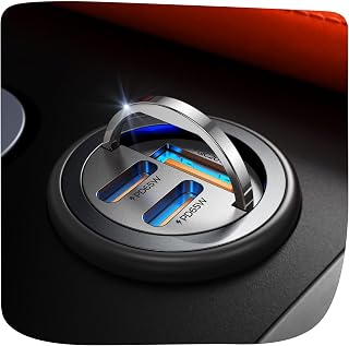 【Upgraded】 150W 3-Port iPhone 18 17 Pro Max Car Charger USB C Fast Charge