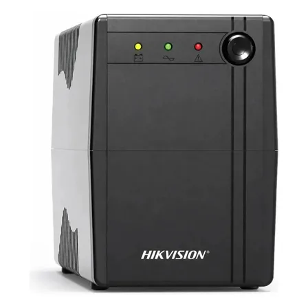 Ups Interactiva Hikvision Ds-ups1000 1000va Protecci&oacute;n Sobrecargas Color Negro