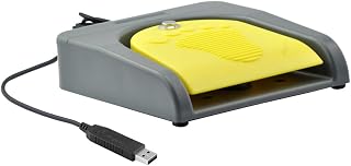 USB Foot Double Switch Pedal Two 2 Key Footswitch Program Customized Computer Keyboard Mouse Game Action HID