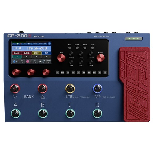 Valeton GP-200X Guitar Bass Amp IR Cabinet FX Loop MIDI I/O Expression Stereo US