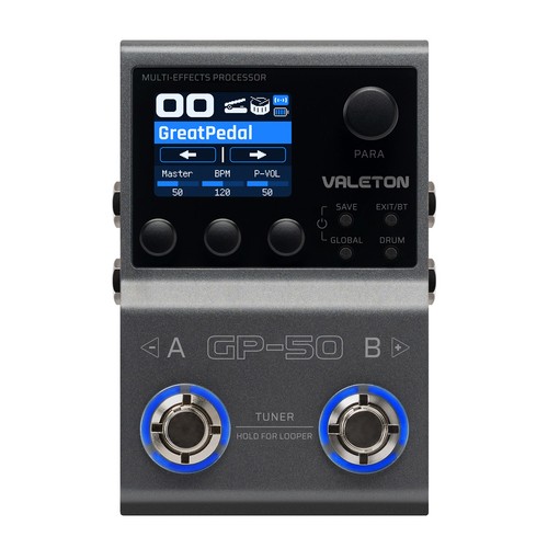 Valeton GP-50 Multi-Effects Processor | NAM & IR Loader  for Guitar/Bass