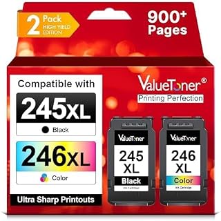 Valuetoner 245XL Ink Cartridge Replacement for Canon 245XL 246XL Combo Pack