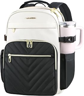 VANKEAN 18 Inch Laptop Backpack for Women Large Capacity | Water- resistant Backpacks Stylish Travel Bags Casual Daypacks for College, Business