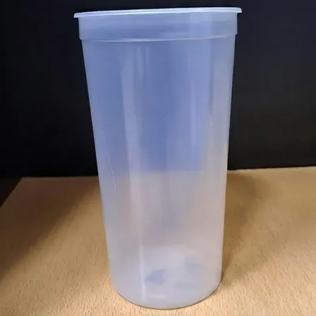 Vaso Descartable Pl&aacute;stico Transparente 800cc