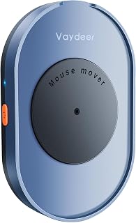 Vaydeer Undetectable Mouse Jiggler M4 Driver-Free Mouse Mover with Switch | No Software Needed, Silent Motor, Physical Movement, Keep Computer Awake, Remote Work and Office Use