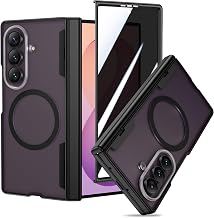 VEGO for Galaxy Z Fold 8 Ultra Case, Compatible with MagSafe - Pink | with Privacy Screen Protector & Hinge Protection, Magnetic Protective Clear Cover for Samsung Galaxy Z Fold8 Ultra