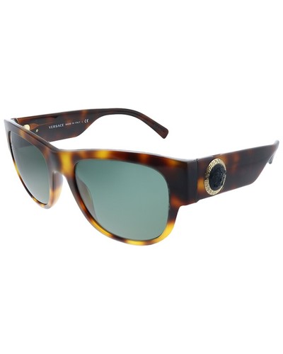 Versace Unisex Ve4359 55Mm Sunglasses Women's Brown