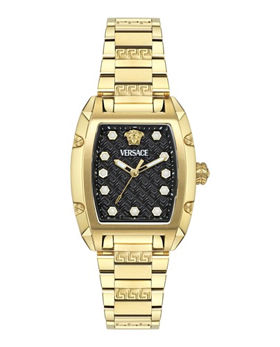 Versace Womens  Gold 36mm Bracelet Fashion Watch