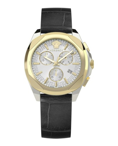 Versace Womens  Two Tone 40mm Strap Fashion Watch