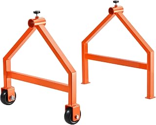 VEVOR Wire Spool Rack, 220 lbs Load Capacity, Portable Cable Caddy, Moveable Wire Rack with Wheels, Spool Holder, Up to 29.9 in Diameter, for Electrical Industrial and Retail Use, Working Efficiency
