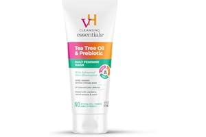 vH essentials, Ph Balanced Daily Feminine Wash, Tea Tree Oil & Prebiotic, 6, Fl Oz, (Pack Of 1) 54306 Clear