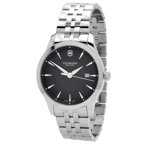 Victorinox Swiss Army Men's Watch Alliance Silver Tone SS Bracelet Quartz 241801