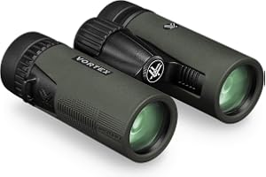 Vortex Diamondback HD 8x32 Binoculars | HD Optics, Tripod Adaptable, Waterproof, Fogproof, Shockproof, Included Carry Case - Unlimited, Unconditional Warranty