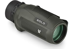 Vortex Solo Monocular 10x36 | Utility Clip, Adjustable Eyecup, Multi-Coated Lenses, Rubber Armor, Fogproof, Waterproof - Unlimited, Unconditional Warranty