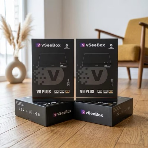 Vseebox V6 Plus W/ Backlit Remote 2026 - Free Shipping - Authorized Distributor