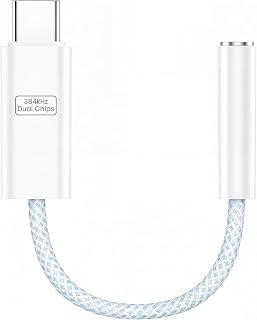 VUM USB-C to 3.5mm Headphone Jack Hi-Res DAC & AMP Dual Chip Audio Adapter